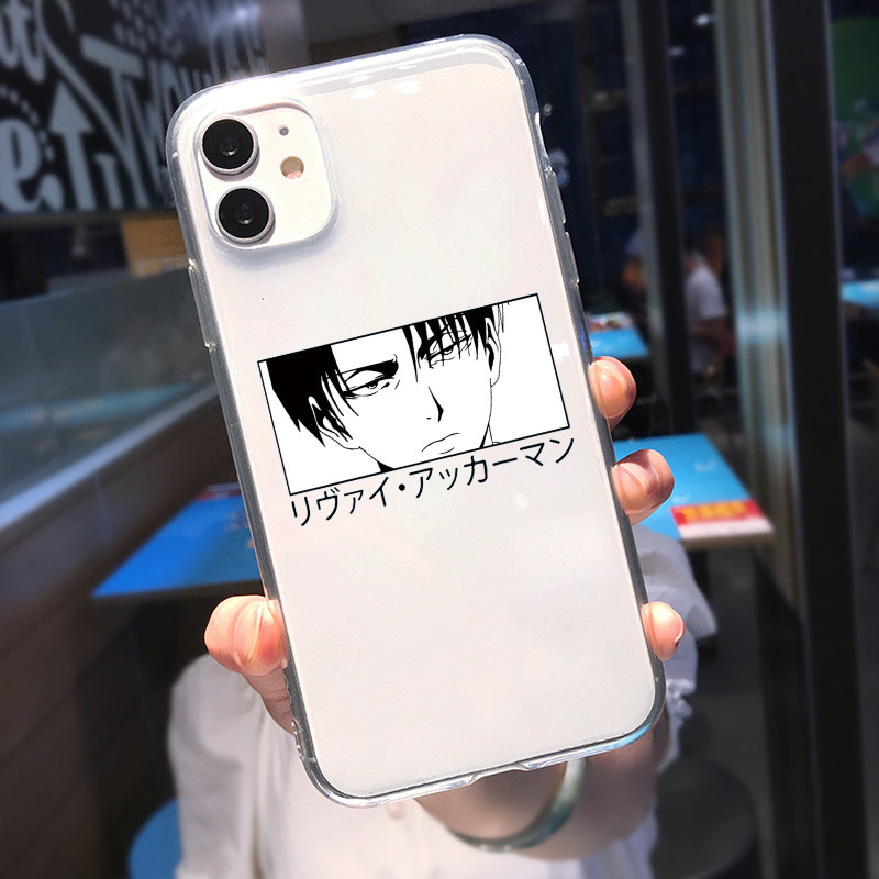 Soft Clear Phone Case For Iphone - Attack On Titan Back Cover