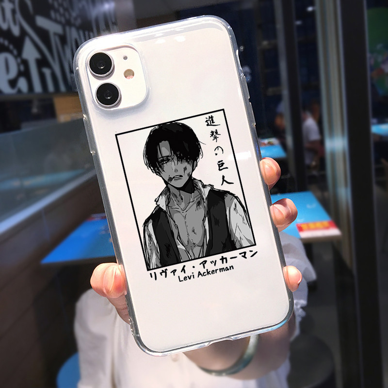 Soft Clear Phone Case For Iphone - Attack On Titan Back Cover
