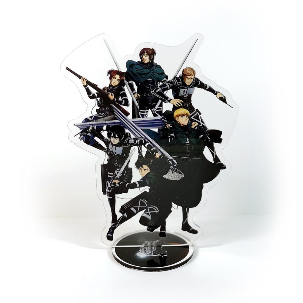 Attack On Titan Figure - The Final Season Mikasa Armin Levi Sasha Hange Reiner GM Acrylic Stand