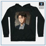Attack on Titan Hoodie Merch - Levi Ackerman Anime Portrait Hoodie