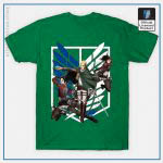 Attack on Titan Shirt Merch - The Trio Hange Levi Erwin Shirt