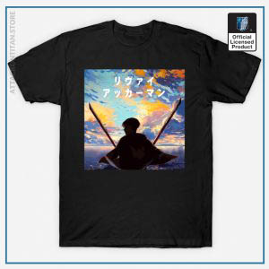 Attack on Titan Shirt Merch - Levi Ackerman Silhouette Shirt