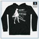 Attack on Titan Hoodie - Levi Ackerman Quote Black & White Hoodie