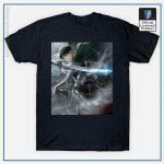 Attack on Titan Shirt - Levi Ackerman Fight Match Illustration Shirt