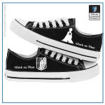 Attack on Titan Print Shoes - Casual Converse Shoes Low-Top