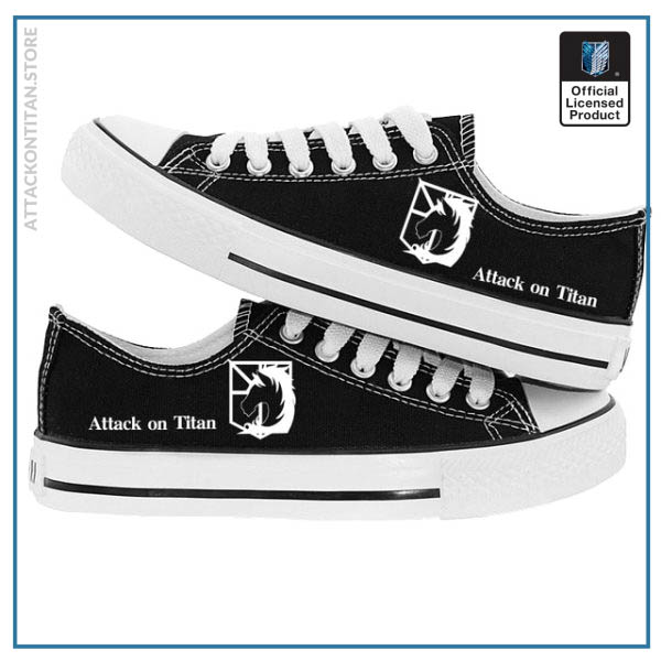 Attack on Titan Shoes Merch: Attack on Titan Low-Top Converse