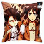 Attack On Titan Pillow: Levi Ackerman And Eren Yeager
