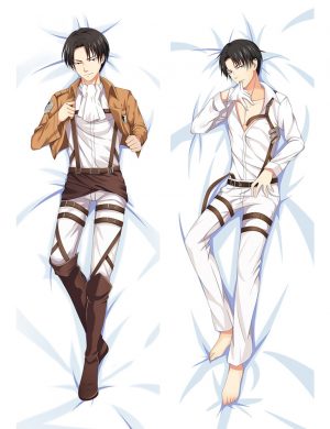 Attack on Titan Pillow Case Dakimakura - Bedding Pillows Cover Shingeki No Kyojin Levi Eren Mikasa & More