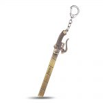 Attack On Titan Keychain Merch - Shingeki no Kyojin Metal Bronze Pendant Keychain Merch