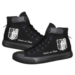 Attack on Titan Shoes Merch: Attack on Titan Converse