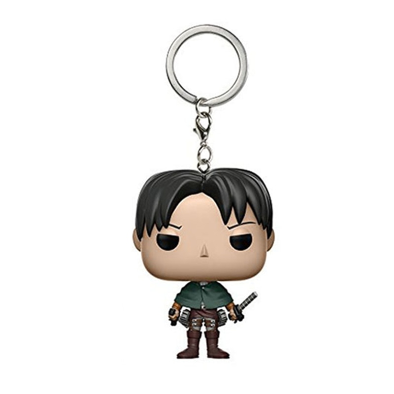 Attack on Titan: Levi Ackerman Funko Pop Keychain 1 - Attack On Titan Store Attack on Titan: Levi Ackerman Funko Pop Keychain
