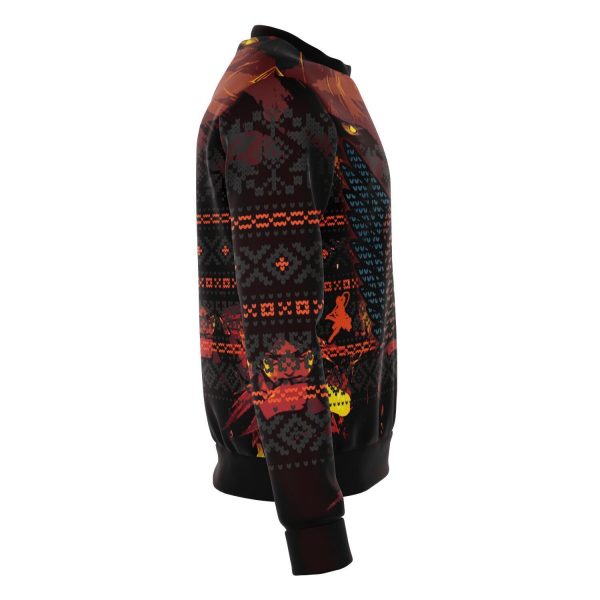 Attack on Titan Sweater Merch - Wings of Freedom Premium Christmas Sweater - Image 4