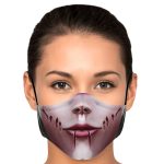 Attack on Titan Face Mask Merch - Annie Leonhart Titan Face Premium Carbon Filter Face Mask