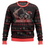 Attack on Titan Sweater Merch - Eren Yeager Titan Form Joy Premium Christmas Sweater