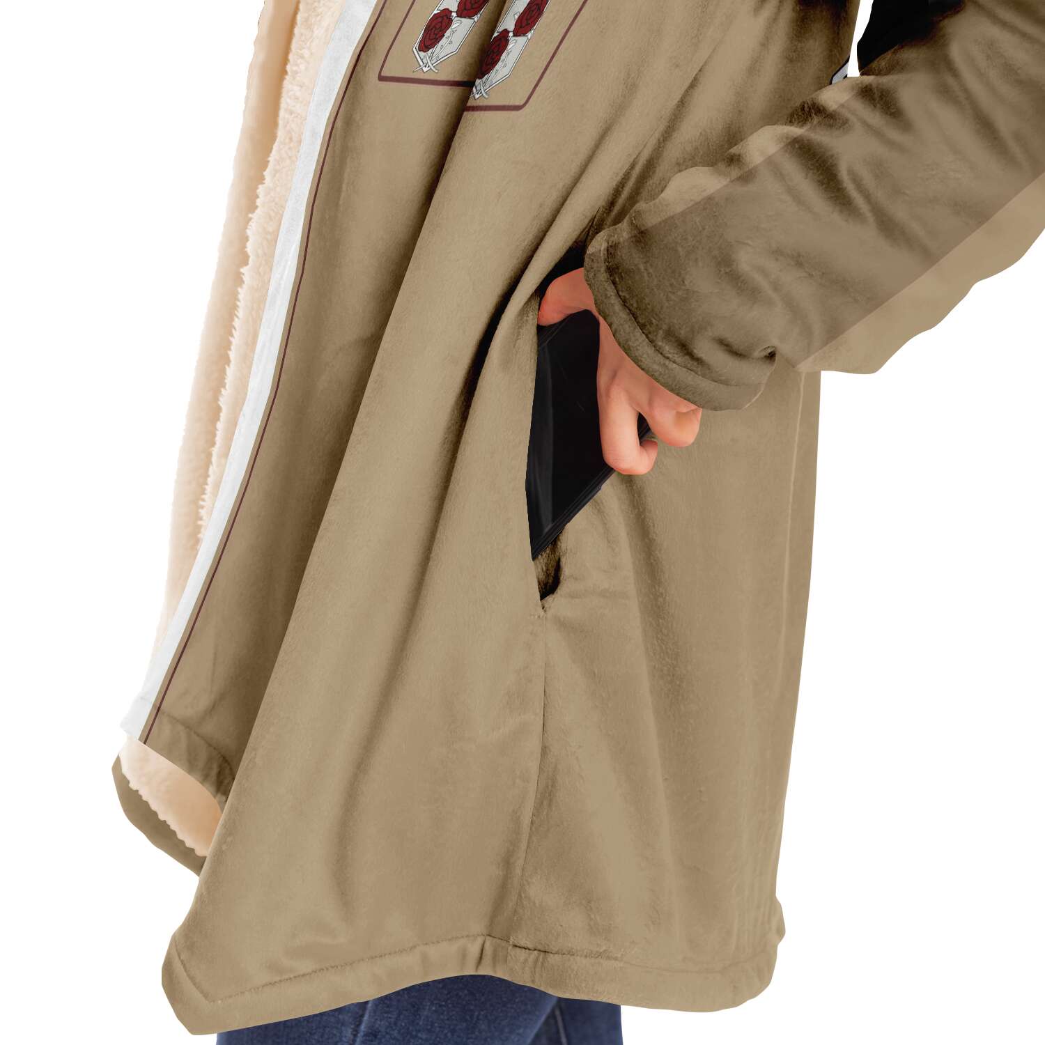 Attack on Titan Jacket Merch - The Garrison Regiment Cloak Jacket 9 - Attack On Titan Store Attack on Titan Jacket Merch - The Garrison Regiment Cloak Jacket - Image 9