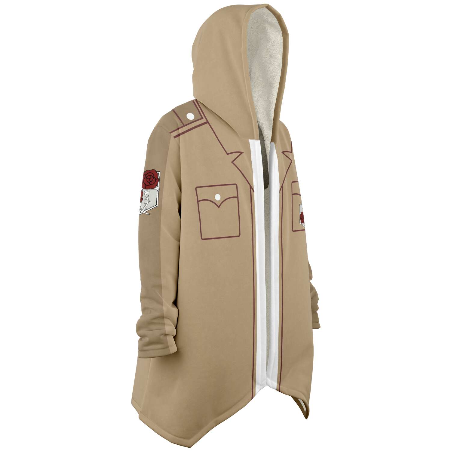 Attack on Titan Jacket Merch - The Garrison Regiment Cloak Jacket 5 - Attack On Titan Store Attack on Titan Jacket Merch - The Garrison Regiment Cloak Jacket - Image 5