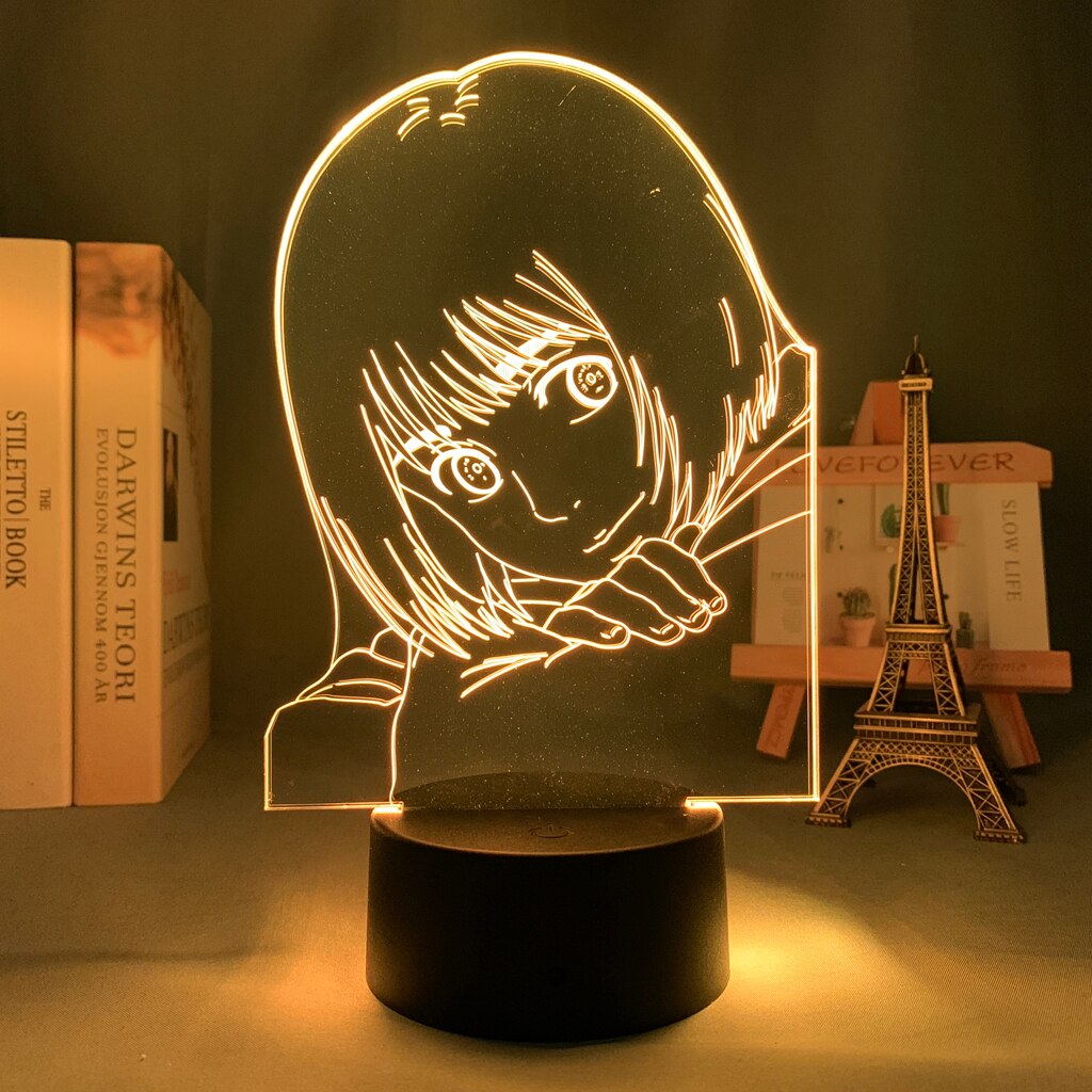 Attack On Titan Lamp Merch: Armin Arlert 3D Led Lamp 2 - Attack On Titan Store Attack On Titan Lamp Merch: Armin Arlert 3D Led Lamp - Image 2