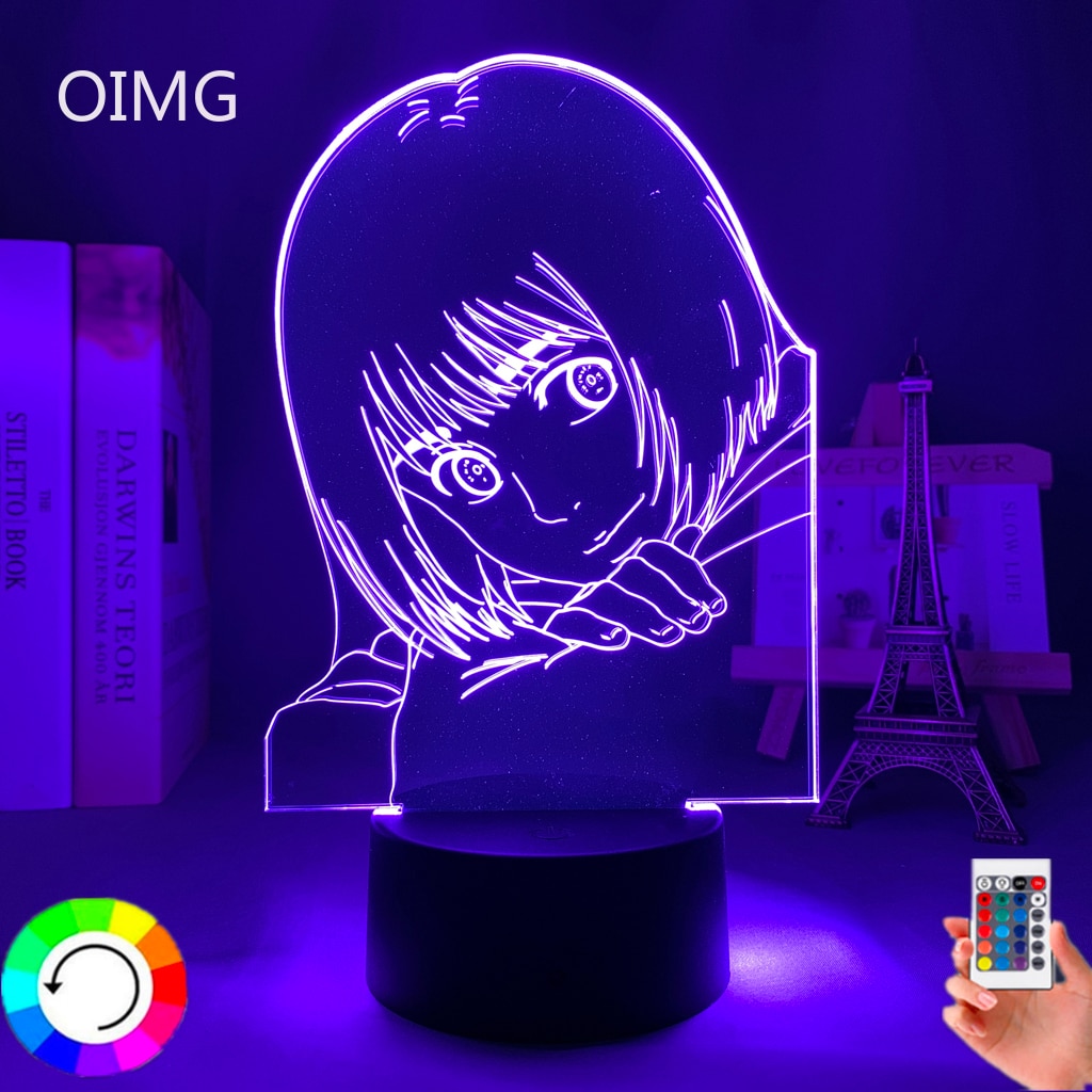 Attack On Titan Lamp Merch: Armin Arlert 3D Led Lamp 1 - Attack On Titan Store Attack On Titan Lamp Merch: Armin Arlert 3D Led Lamp