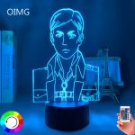 Attack On Titan Lamp Merch: Erwin Smith 3D Led Lamp