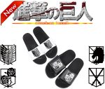 Attack on Titan Slippers: Attack On Titan Logo Home-Slipper