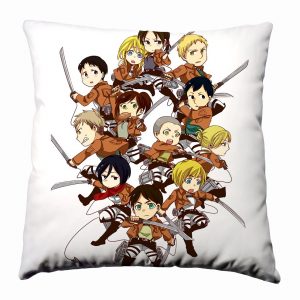 Attack On Titan Pillow Merch: Chibi Squad Pillow