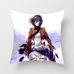 Attack On Titan: Mikasa Ackerman Single-side Mini Square Pillow