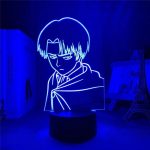 Attack On Titans Levi Ackerman 3D LED Lamp