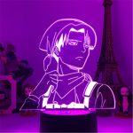 Attack On Titans: Levi Ackerman Cleaning 3D LED Lamp