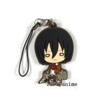 Attack On Titan Rubber Merch: Mikasa Ackerman Rubber Keychain