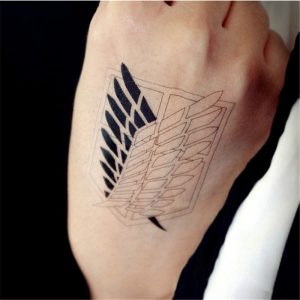 Attack on Titan Sticker: Wings of Liberty Tattoo Stickers