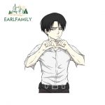 Attack On Titan Merch: Levi Ackerman Heart Vinyl Sticker