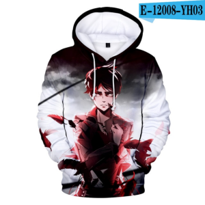 Attack on Titan Hoodie - Eren Yeager 3D Hoodie