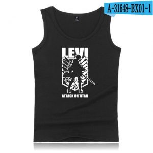Attack on Titan Tank Top Merch - Levi Ackerman Tank Top