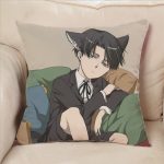 Attack On Titan Pillow: Levi Ackerman Cat