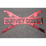 Attack on Titan Metal Stickers: Survey Corps In Red Logo Sticker