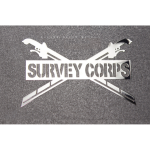 Attack on Titan Metal Stickers: Survey Corps In Silver Logo Sticker