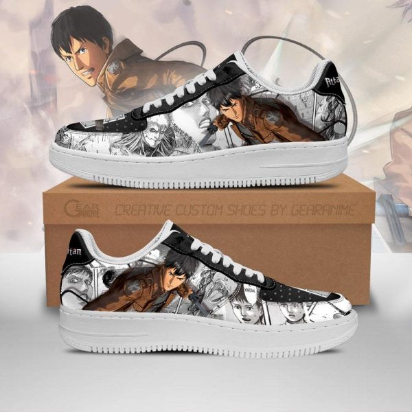 Attack on Titan Shoes: Bertholdt Hoover Low Jordan Sneaker