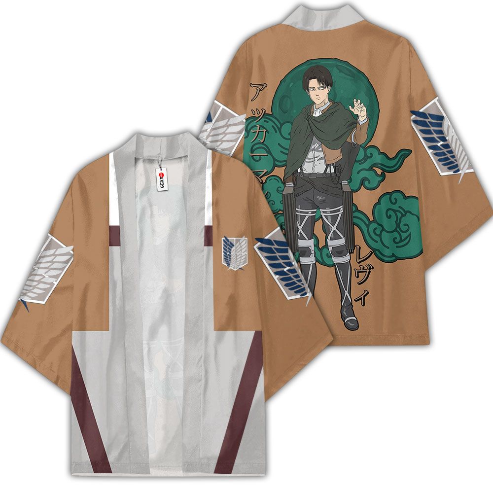 Attack on Titan Kimono - Levi Ackerman Kimono Merch  Clothes GOT1308