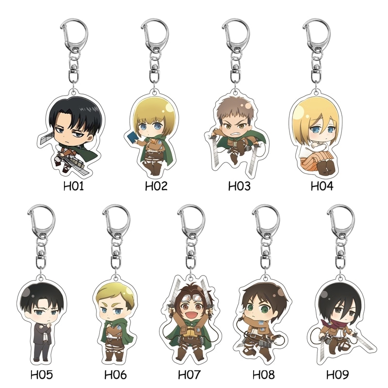 Attack on Titan Anime HD Printed Keychain - New Keyring 2021