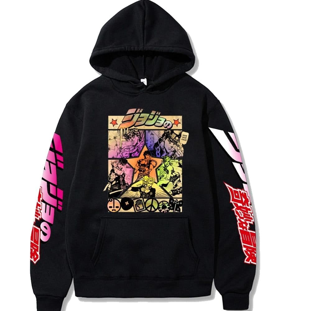 JJBA Hoodie – Jojo’s Bizarre Adventure Anime Unisex Hoodies