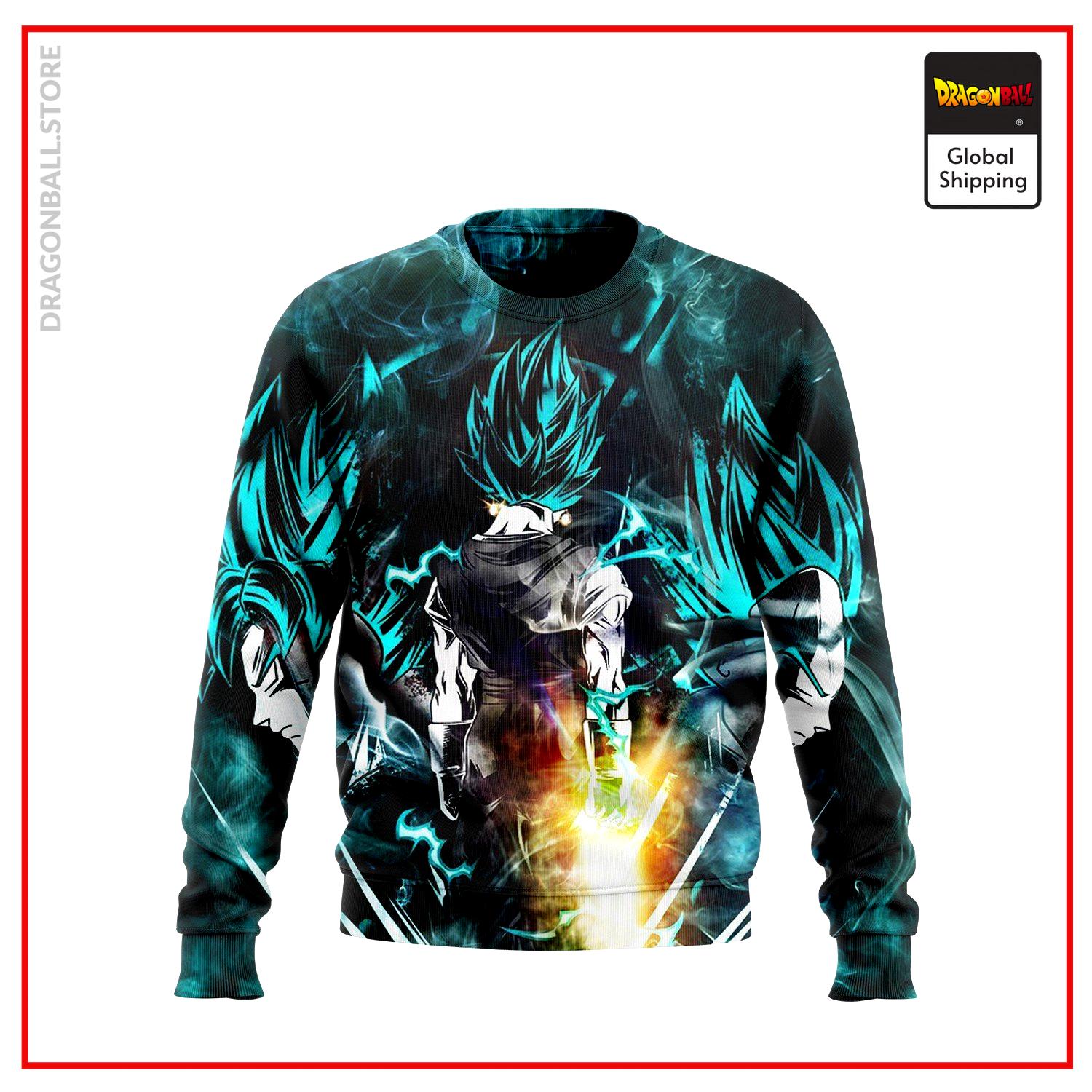 Dragon Ball Sweatshirts – SSGSS Goku & Vegeta Fusion Sweatshirt DBM2806