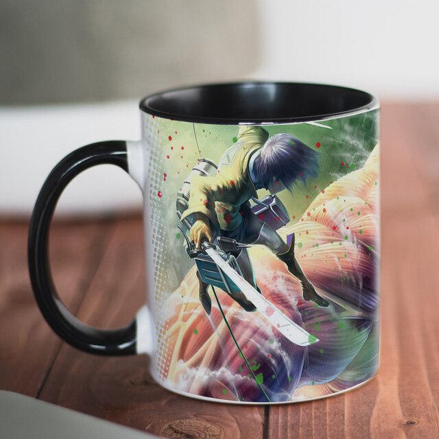 Attack On Titan Mugs - AOT Anime Printing 11oz Mug Anime Gift