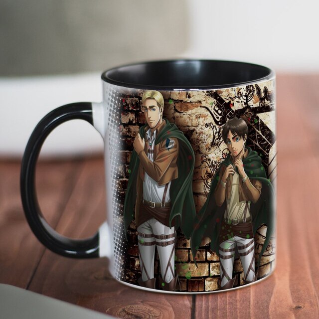 Attack On Titan Mugs - AOT Boys Funny Print Ceramic Anime Mug