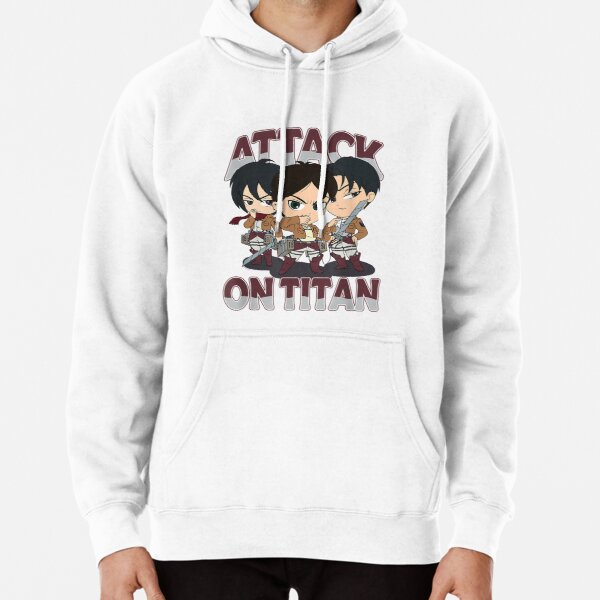 Season 3 Chibi Trio And Logo Pullover Hoodie RB2411