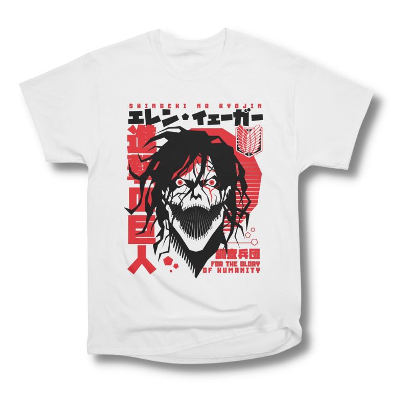 Attack On Titan T-shirts – The Glory Of Humanity Classic T-shirt