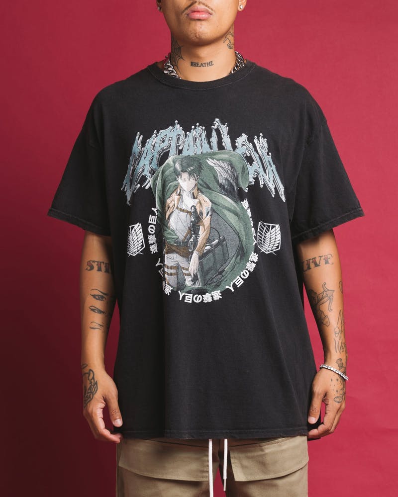 Attack On Titan T-shirts - Captain Levi Vintage T-shirt