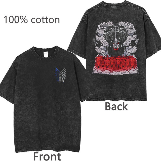 AOT Acid Wash T-shirt Titan Army