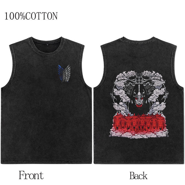AOT Acid Wash Tanktop Titan Army