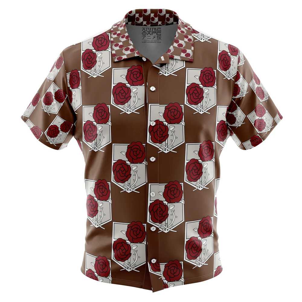 Attack On Titan Garrison Iconic Hawaiian Shirt