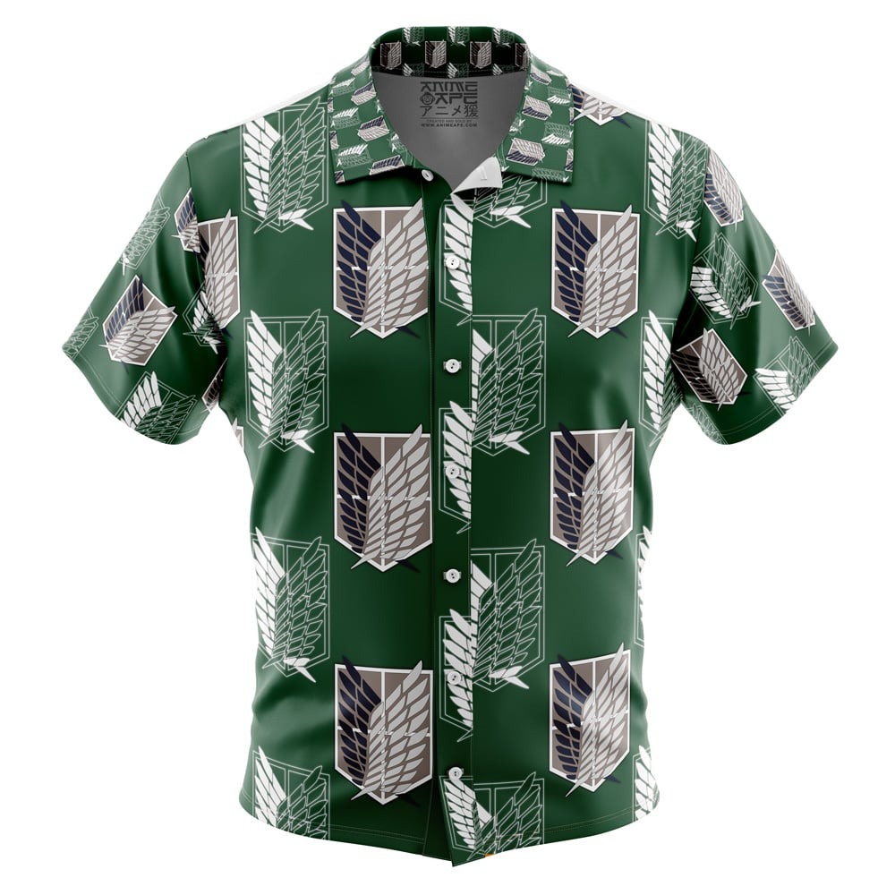 Attack On Titan Survey Corps Hawaiian Shirt